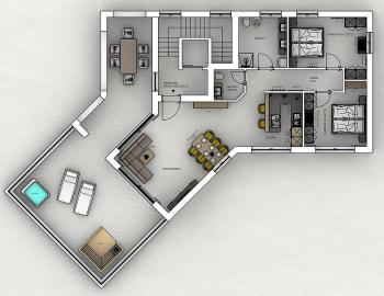 Nuovo: Tipo 18 – Two Bedroom Penthouse Villa con terrazza, idromassaggio e sauna finlandese privata